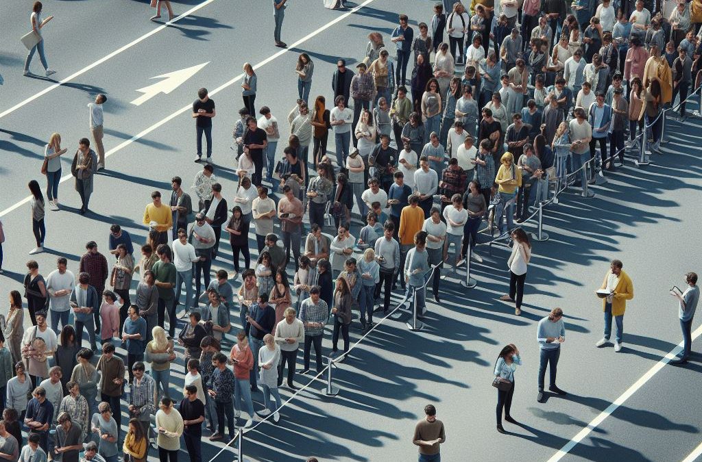 نمایش صف برای افزایش فروش